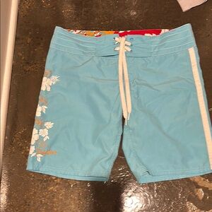 Body Glove Light Blue Athletic Shorts